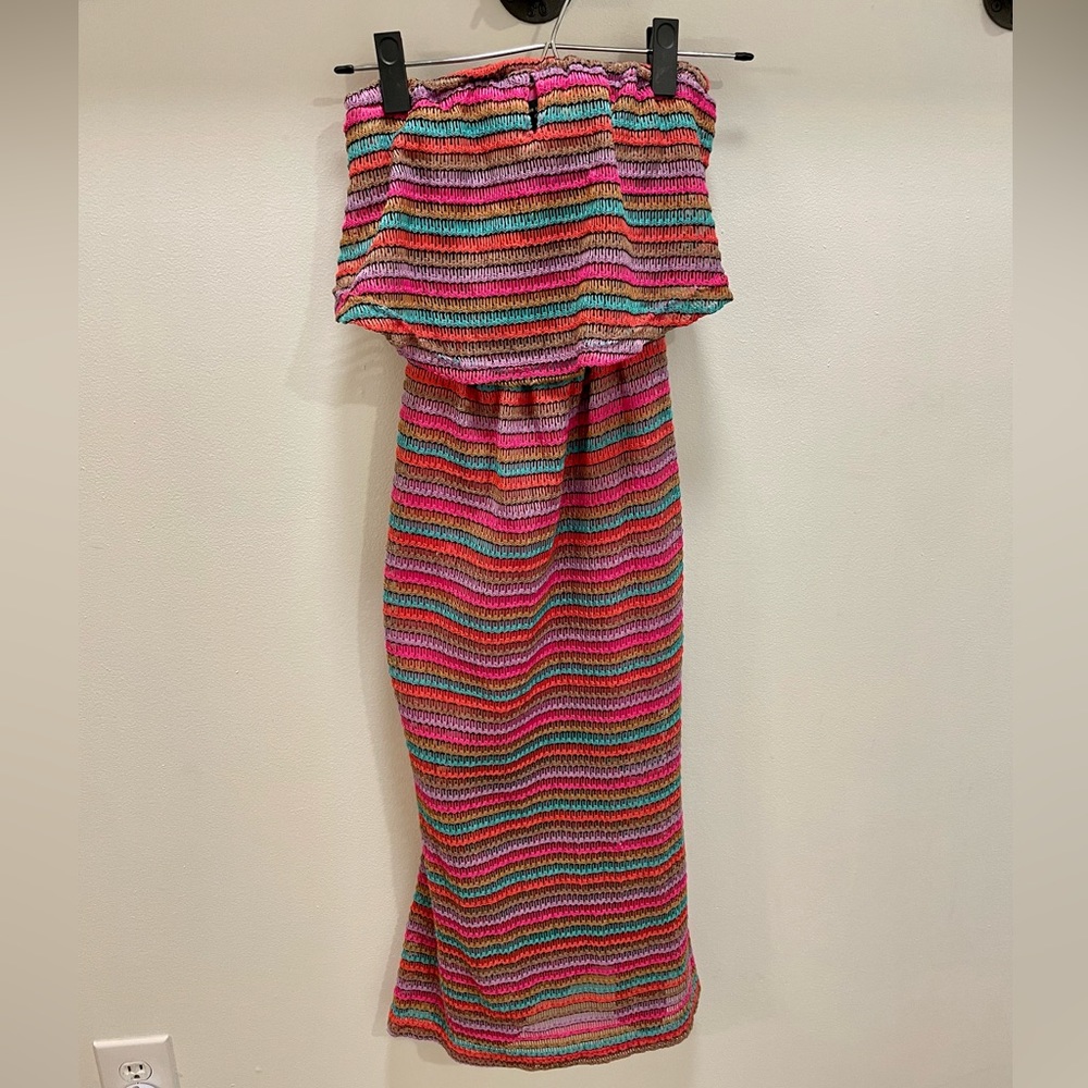 House of Harlow X Revolve 1960 midi strapless dress